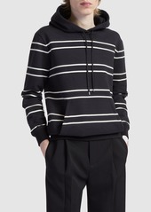 Yves Saint Laurent Maddox Old School Striped Cotton Hoodie