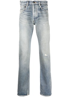 Yves Saint Laurent mid-rise straight jeans