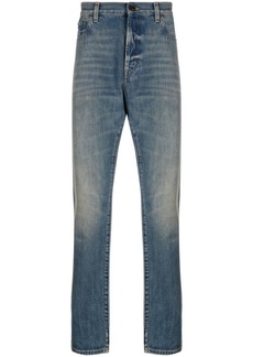 Yves Saint Laurent mid-rise straight-leg jeans