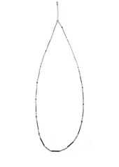 Yves Saint Laurent Minimal Rhinestone Brass Necklace