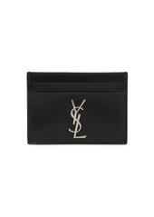 Yves Saint Laurent Monogram Leather Card Holder