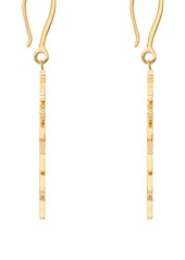 Yves Saint Laurent monogram palm earrings