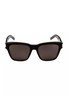 Yves Saint Laurent New Wave 54MM Rectangular Acetate Sunglasses
