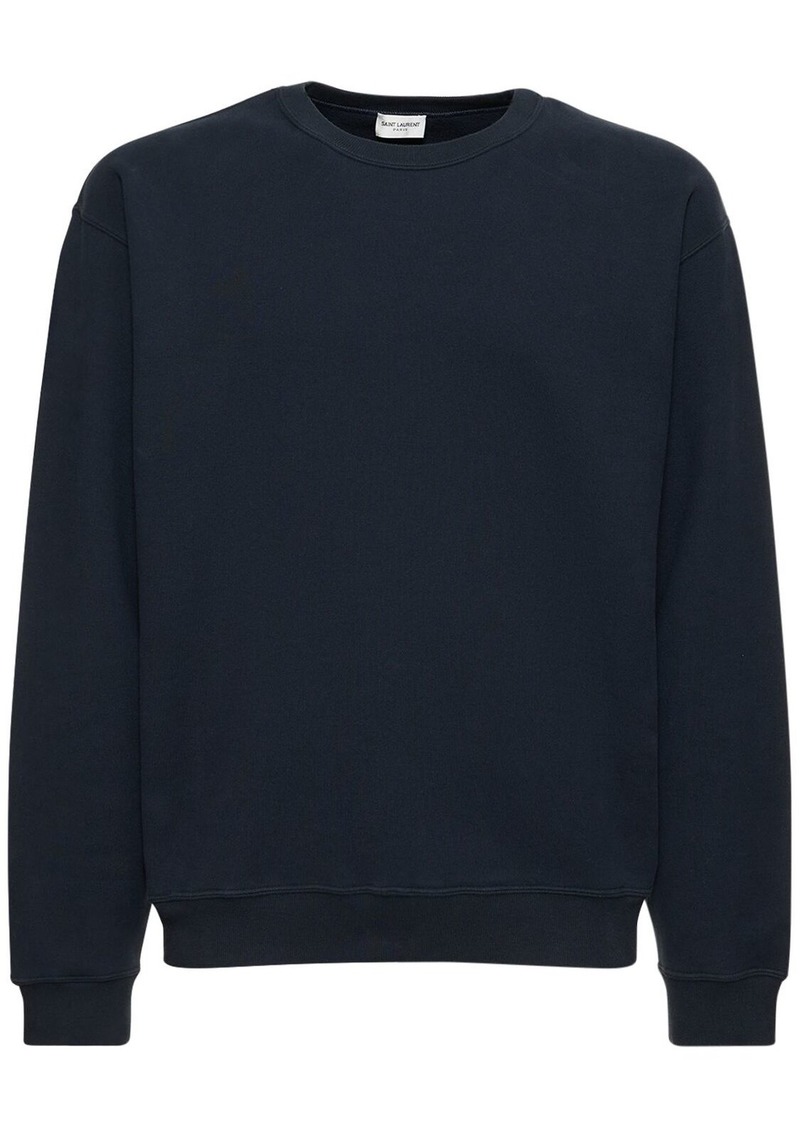 Yves Saint Laurent Old School Cotton Sweatshirt