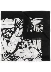 Yves Saint Laurent palm tree print scarf
