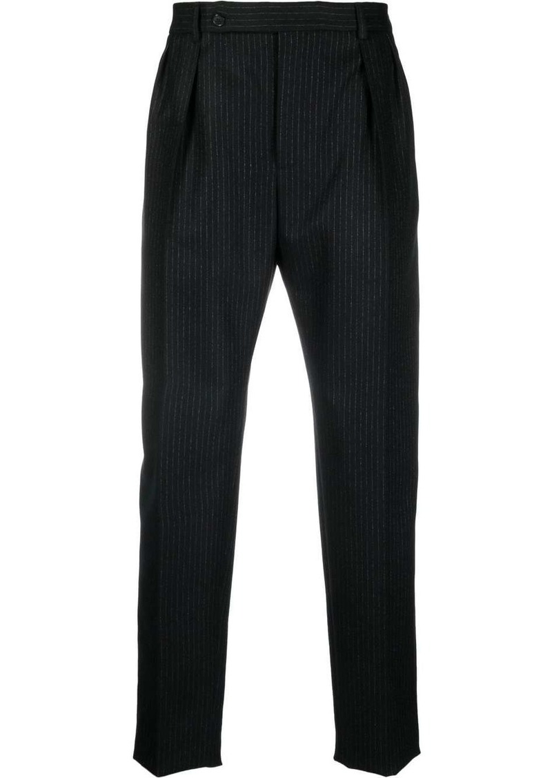 Yves Saint Laurent pinstripe high-waisted trousers