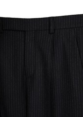 Yves Saint Laurent Pleated Wool Blend Pants