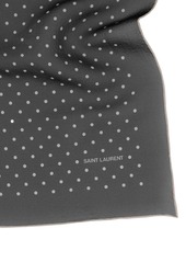 Yves Saint Laurent Pois Silk Square Scarf