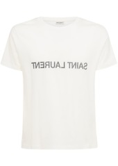Yves Saint Laurent Printed Cotton T-shirt