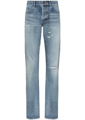 Yves Saint Laurent Repair slim-fit jeans