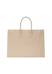 Yves Saint Laurent Rive Gauche Large Tote Bag in Vegetable-tanned Leather