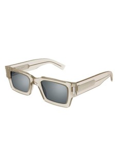 Yves Saint Laurent Saint Laurent 50mm Rectangular Sunglasses