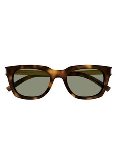 Yves Saint Laurent Saint Laurent 51mm Square Sunglasses
