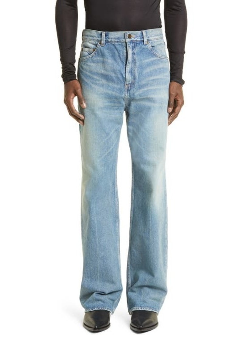 Yves Saint Laurent Saint Laurent '70s High Waist Flare Jeans