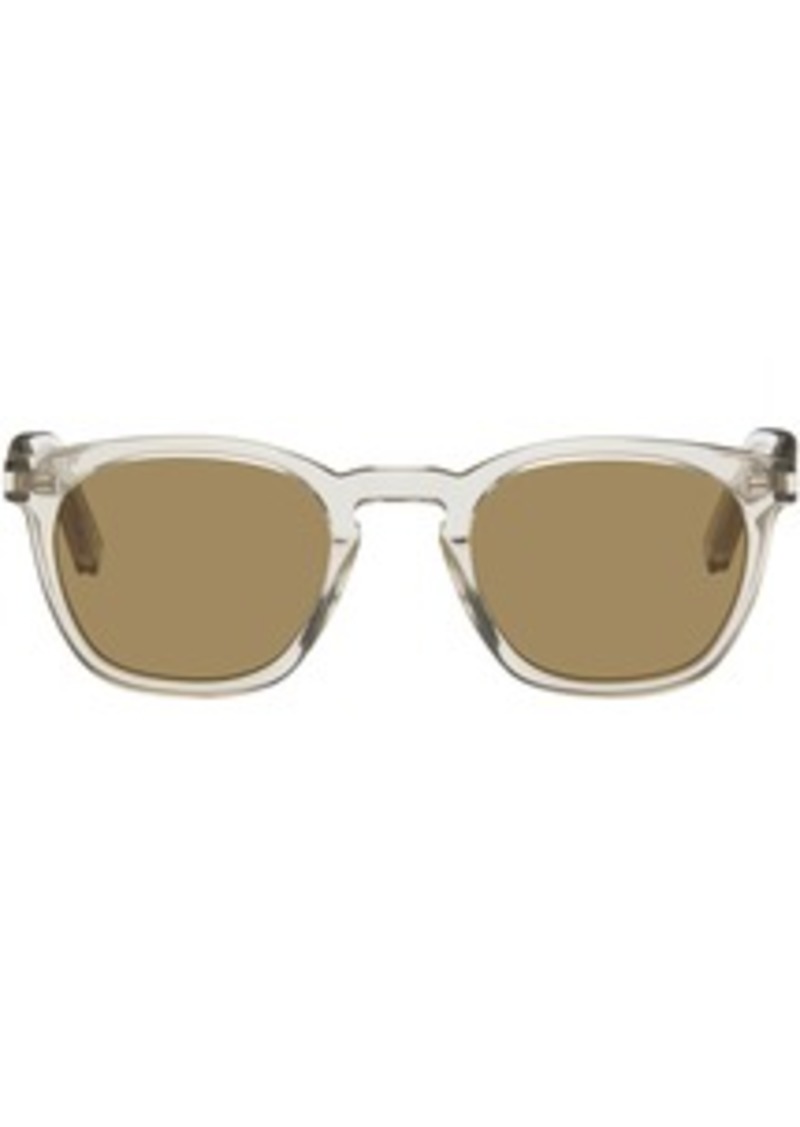 Yves Saint Laurent Saint Laurent Beige SL 28 Sunglasses