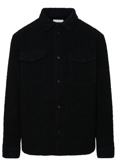 Yves Saint Laurent SAINT LAURENT Black wool blend shirt