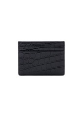 Yves Saint Laurent Saint Laurent Croc Leather Card Case