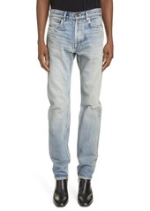 Yves Saint Laurent Saint Laurent Distressed Relaxed Fit Jeans