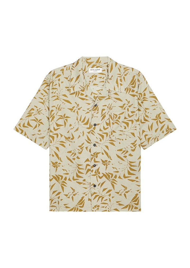 Yves Saint Laurent Saint Laurent Hawaii Short Sleeve Shirt