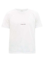 Yves Saint Laurent Saint Laurent Logo-print cotton T-shirt