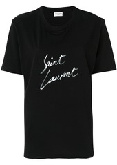 Saint Laurent signature crew-neck T-shirt