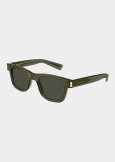 Yves Saint Laurent Saint Laurent Men's Acetate Rectangle Sunglasses