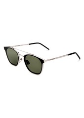 Yves Saint Laurent Saint Laurent Men's Brow Bar Square Sunglasses, 61mm