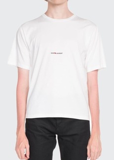 Yves Saint Laurent Saint Laurent Men's Classique Logo-Print T-Shirt