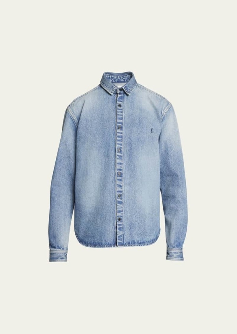 Yves Saint Laurent Saint Laurent Men's Denim Shirt