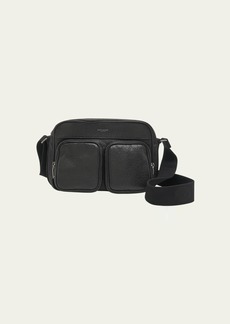 Yves Saint Laurent Saint Laurent Men's New City Grained Leather Camera Bag