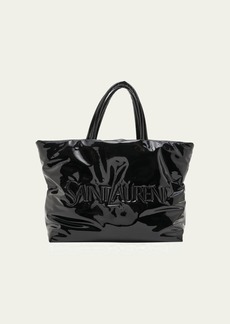 Yves Saint Laurent Saint Laurent Men's Patent Leather Maxi Tote Bag