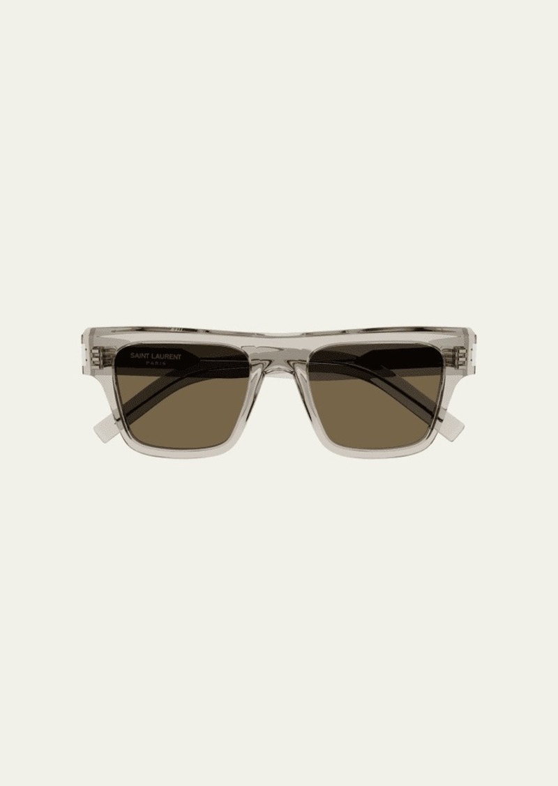 Yves Saint Laurent Saint Laurent Men's SL 469 Acetate Rectangle Sunglasses