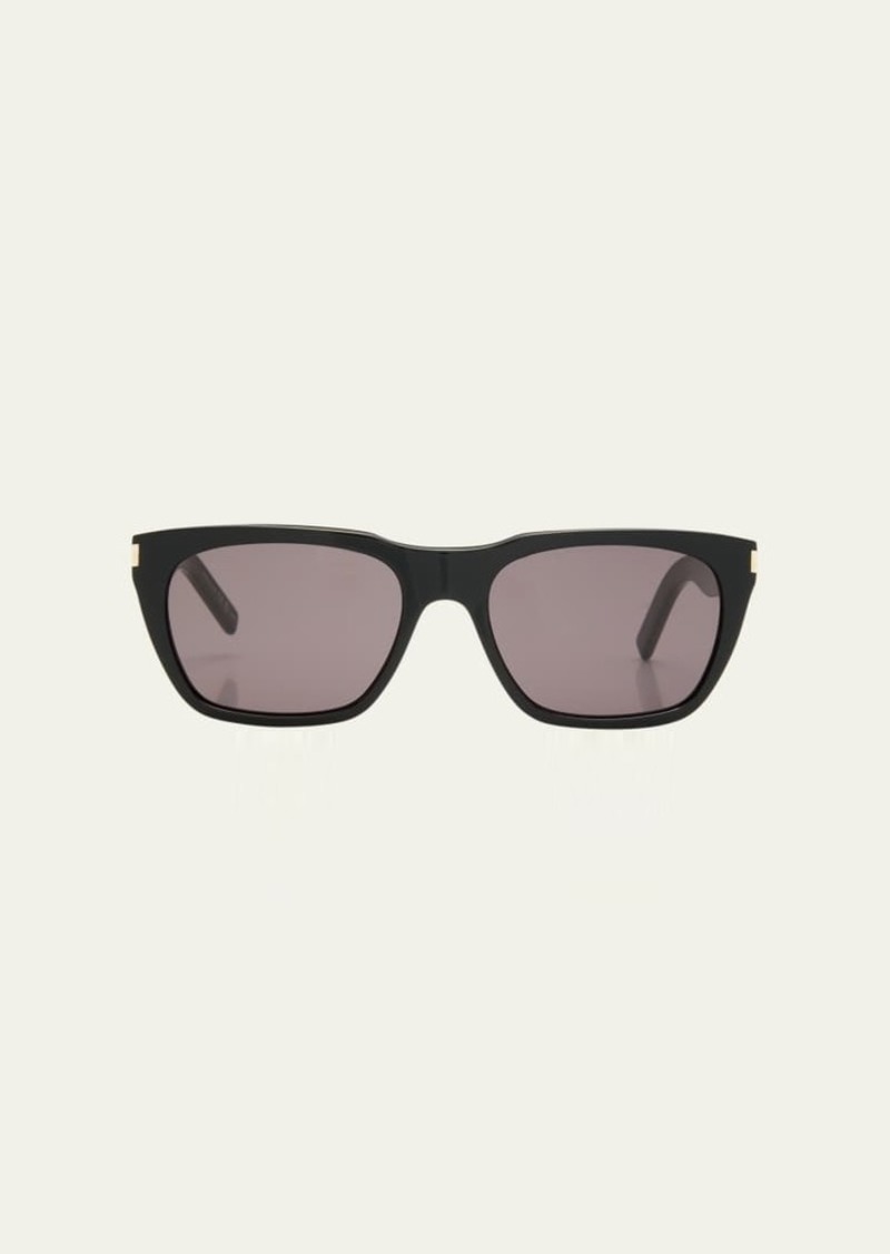 Yves Saint Laurent Saint Laurent Men's SL 5980 Acetate Rectangle Sunglasses