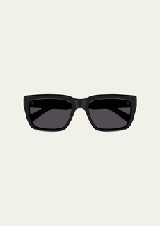 Yves Saint Laurent Saint Laurent Men's SL 615 Plastic Rectangle Sunglasses