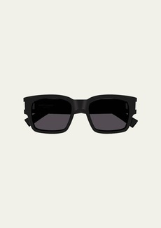 Yves Saint Laurent Saint Laurent Men's SL 617 Acetate Rectangle Sunglasses