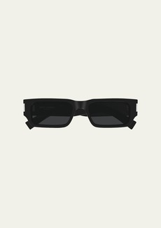 Yves Saint Laurent Saint Laurent Men's SL 660 Acetate Rectangle Sunglasses