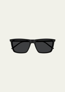 Yves Saint Laurent Saint Laurent Men's SL 668 Acetate Rectangle Sunglasses