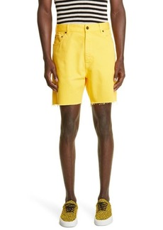 Yves Saint Laurent Saint Laurent Men's Stonewash Denim Baggy Shorts