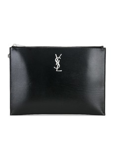 Yves Saint Laurent Saint Laurent Monogram Zippered Tablet Holder