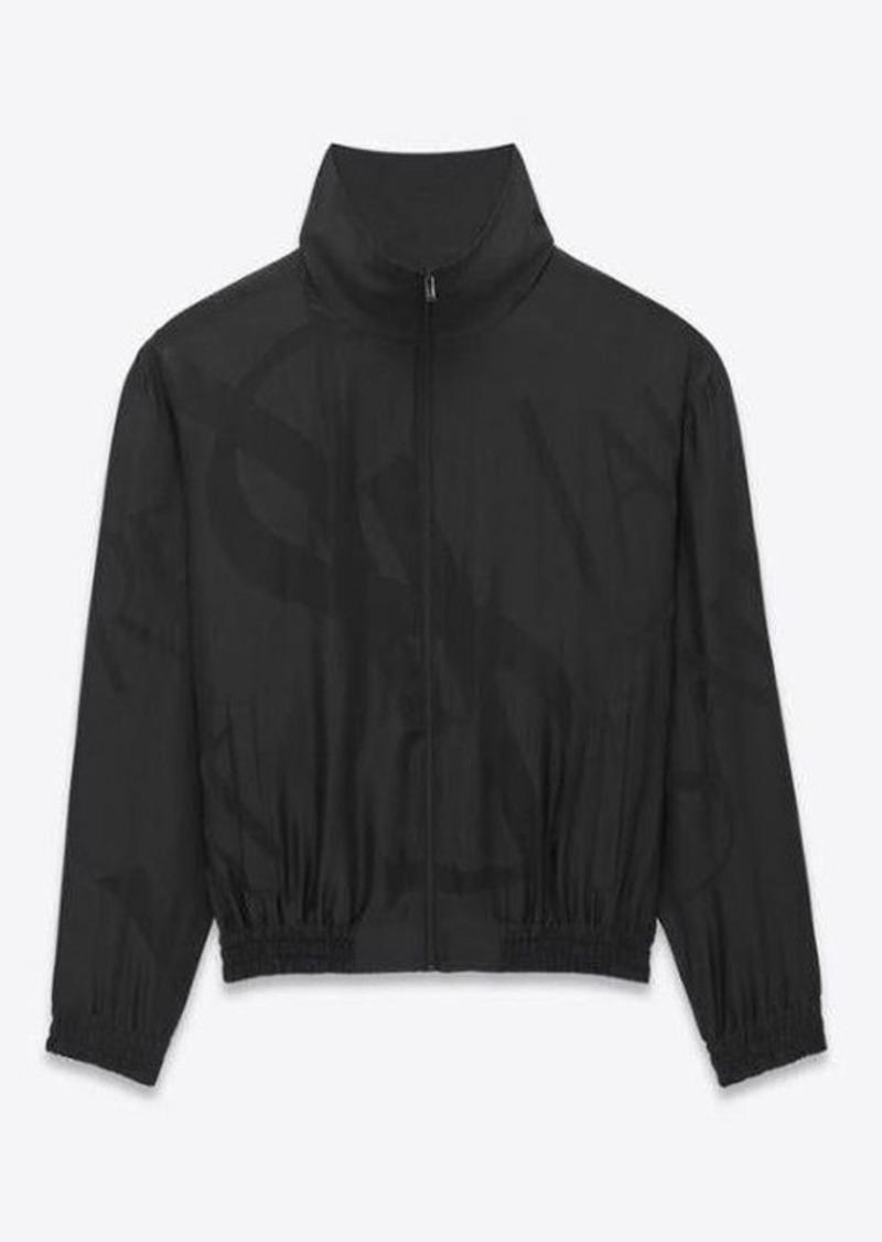 Yves Saint Laurent Saint Laurent Oversized Silk Twill Jacket