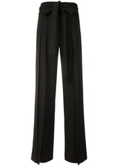 Saint Laurent pleated-detailing high-waist trousers