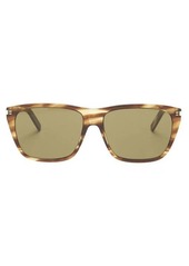 Yves Saint Laurent Saint Laurent Square tortoiseshell-acetate sunglasses