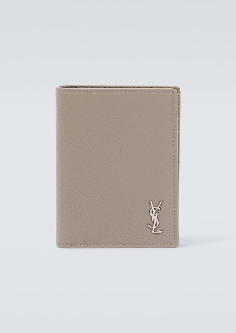 Yves Saint Laurent Saint Laurent Tiny Cassandre leather bifold wallet