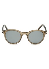 Yves Saint Laurent Saint Laurent Unisex Round Sunglasses, 49mm