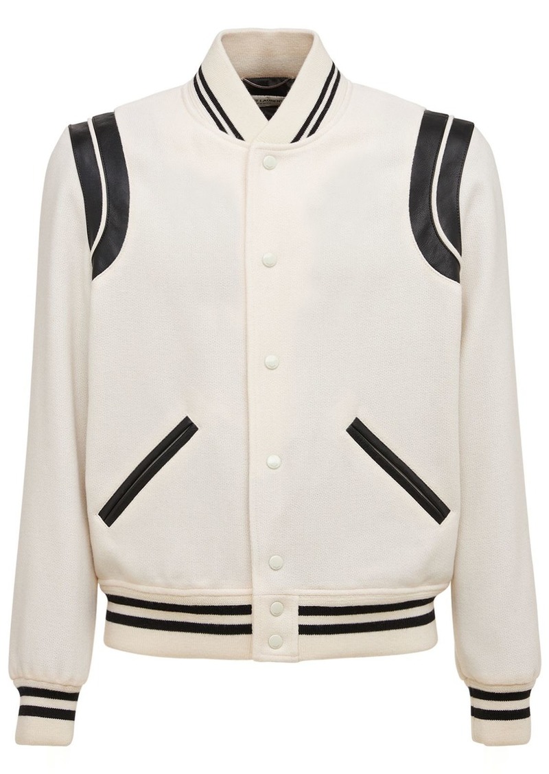 Yves Saint Laurent Saint Laurent Wool Teddy Jacket