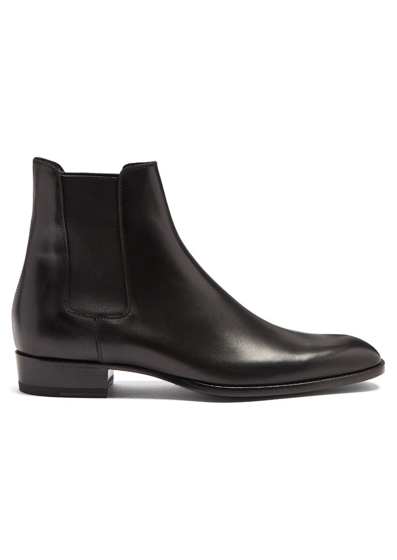 Yves Saint Laurent Saint Laurent Wyatt leather chelsea boots | Shoes