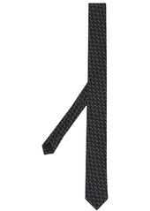 Yves Saint Laurent silk square-pattern tie
