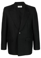 Yves Saint Laurent single-breasted pinstripe blazer