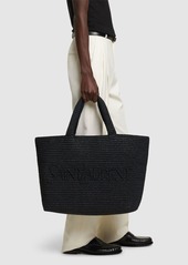Yves Saint Laurent Sl Raffia Tote Bag