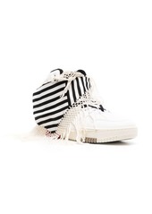 Yves Saint Laurent Smith bandana-detail high-top sneakers